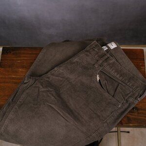 J.Crew 484 Slim Gray Corduroy Pants, 34x30